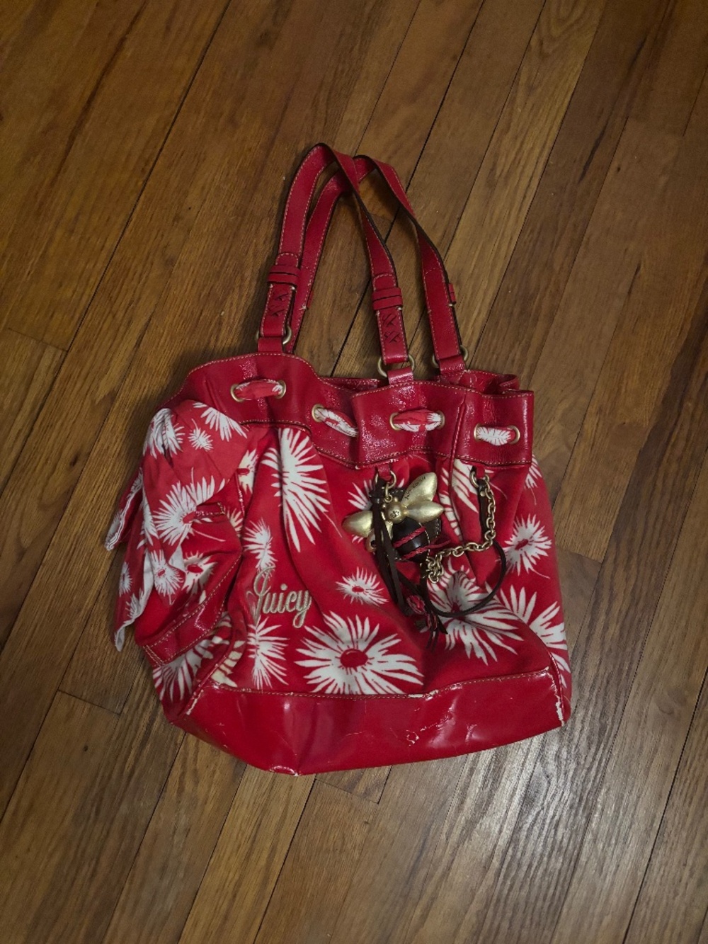 Y2K Juicy Couture velour bee purse